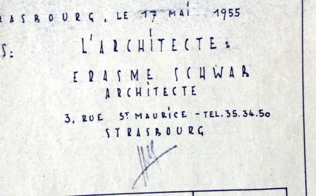 Fichier:Erasme Schwab, architecte, 4, avenue d'Alsace, 1955.jpg