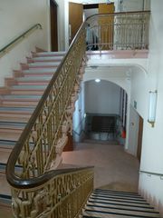 escalier utilisé pour y aller