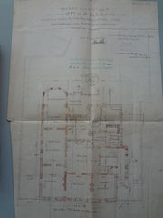 Plan du rez-de-chaussée, avril 1910