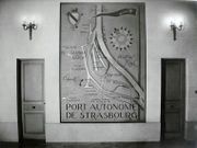 Plan du Port Autonome de Strasbourg, au premier étage