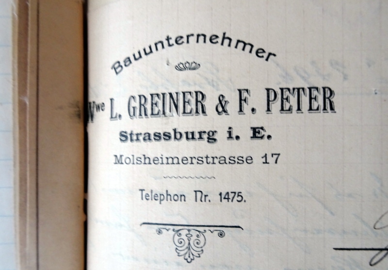 Fichier:En-tête de courrier de l'entrerise de constructions veuve Greiner et Ferdinand Peter (1906).jpg