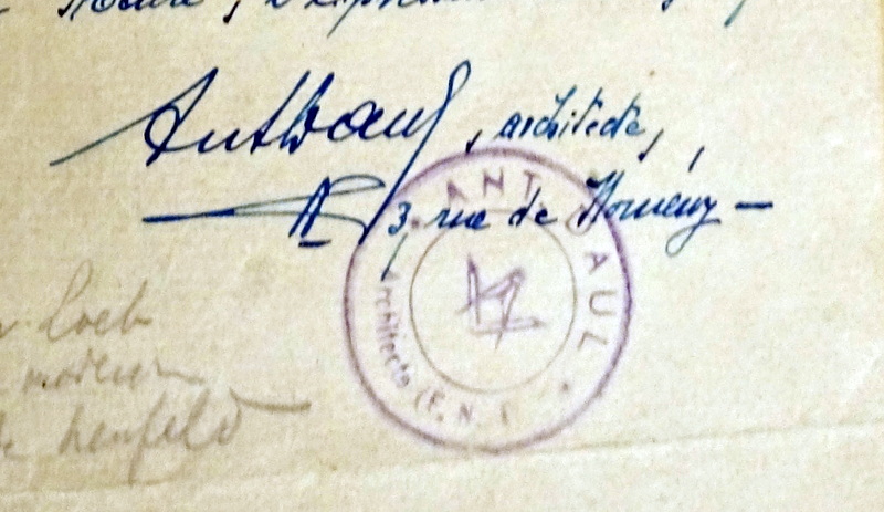 Fichier:Signature de Antoine Daul avec tampon en 1928.jpg