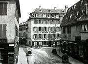 Vue de la rue du Noyer vers 1880 (photo Charles Winter)