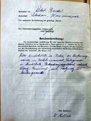 Document d'archive : demande d'autorisation de construire (verso) (1933)