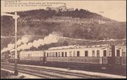 Le salon train de S.M. le Kaiser sur le chemin du Haut-Koenigsbourg