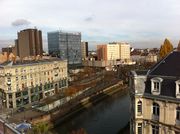 Vue sur Centre Commercial des Halles (Strasbourg), Ancienne Synagogue (Strasbourg), 1 Quai Kléber (Strasbourg)