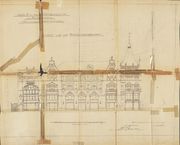 Plan de juillet 1899: façade rue de Phalsbourg.