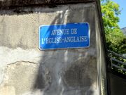 Panneau de signalisation de la voie