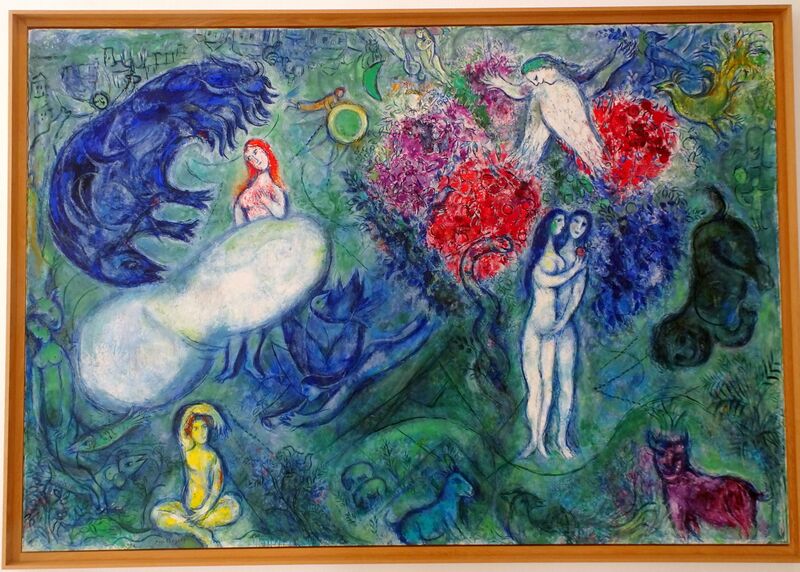 Fichier:18) Musée Chagall, Nice, Le Paradis, 1961.jpg