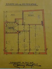 1905, plan du 3e étage