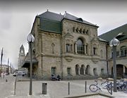 pavillon de l'empereur façade latérale, proche du hall des arrivées, capture Google maps, 7/12/19