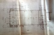 Dessin d'archive : plan des fondations et du sous-sol