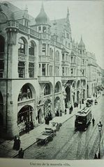 Le tramway passait déjà dans cette rue (vue en 1904)