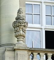 Balcon de la façade principale