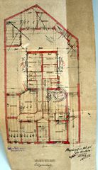 Dessin d'archive: plan du RDC (1906)