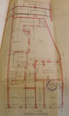 1905: plan du rez de chaussée non réalisé.