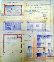 Dessin d'archive: projet de garage, par E. Haug (1929)