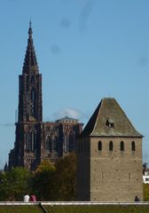 Vue sur Cathédrale Notre Dame de Strasbourg (Strasbourg)
