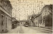 Carte postale envoyée en 1925. On peut constater que la rue Boecklin portait à cette époque le nom de rue Principale.