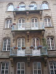 Partie centrale de la façade