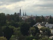 jolie vue sur la ville, cathédrale, saint Paul, pavillon Joséphine