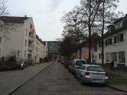 vue depuis la rue Ungsteiner Straße sur la rotonde de la Werinherstraße