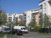 façade arrière donnant sur la rue Yvan et Claire Goll