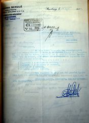 Document d'archive: courrier d'Adolphe Schulé concernant la contenance en logements des anciennes maisons démolies