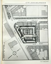 Plan d'aménagement de la Cité Léon Bourgeois
