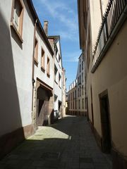 Vue sur rue des Echasses (Strasbourg)