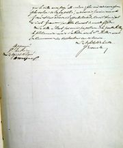 Document d'archive: document officiel en français concernant la reconstruction du bâtiment en 1871 (troisième page)