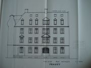 Dessin d'archive : façade projet sur rue Menges