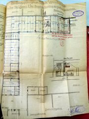 Dessin d'archive: avenant d'un projet de reconstruction des dépendances de l'entreprise de construction (29.11.1906)