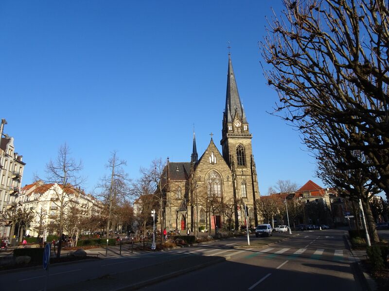 Fichier:Eglise Saint-Maurice, Strasbourg, mars 2021.jpg