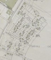 détail du plan de Neudorf de 1924. Archives de la ville