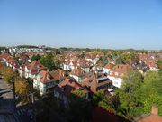 vue sur les villas du quartier des QV depuis le dernier étage du 44 rue d'Ypres (10/2019)