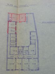 1947: plan des étages.