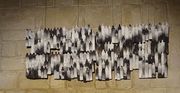 Tableau mural: "Humanité". "j'ai vu une foule immense que nul ne pouvait dénombrer, une foule de toutes les nations, races, peuples et langues." Livre de l'Apocalypse.