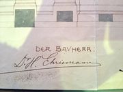 signature du commanditaire H. Ehrismann