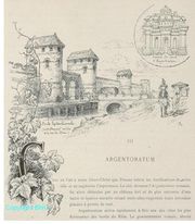 Illustration de Touchemolin (1895) Porta Septentrianalis (actuellement entrée de la rue du Dôme)